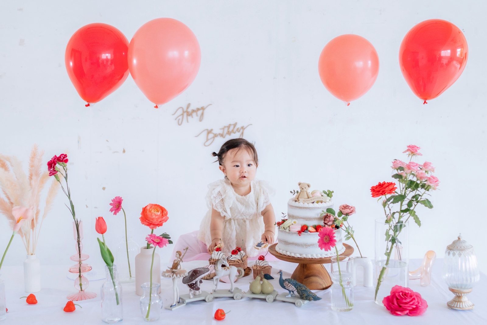 フォトスタジオ小物|クレイケーキによる撮影ディスプレイ