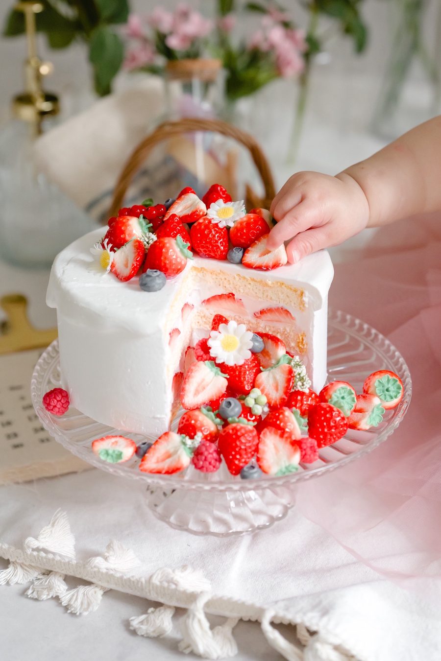 サンプルケーキ制作例|撮影用ディスプレイ