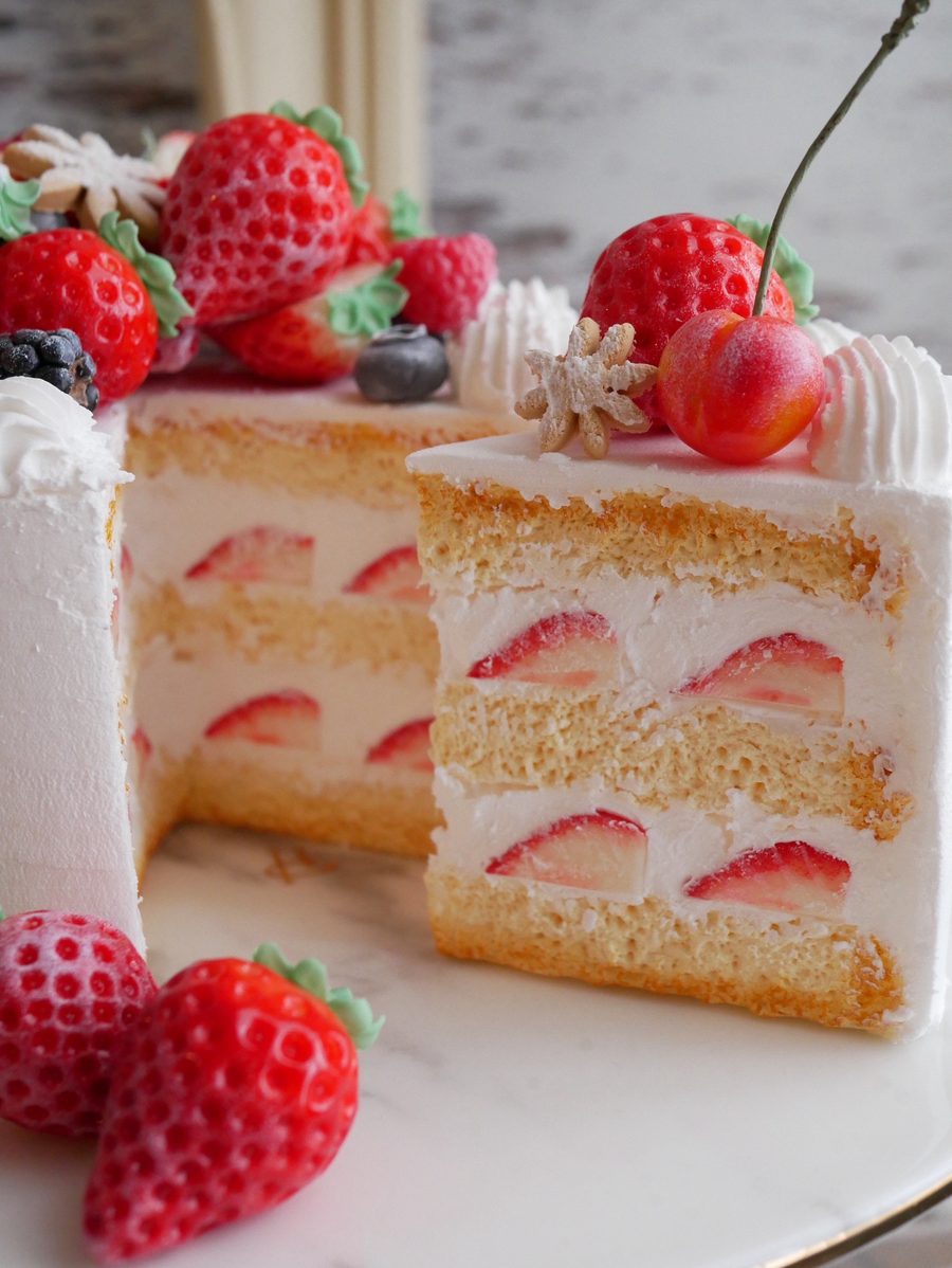 バースデー用クレイケーキ制作例