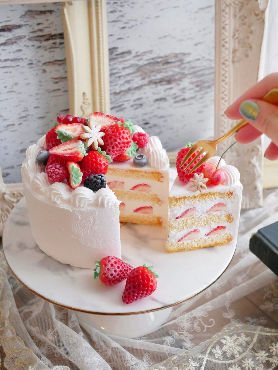 フェイクケーキ・ディスプレイ制作例