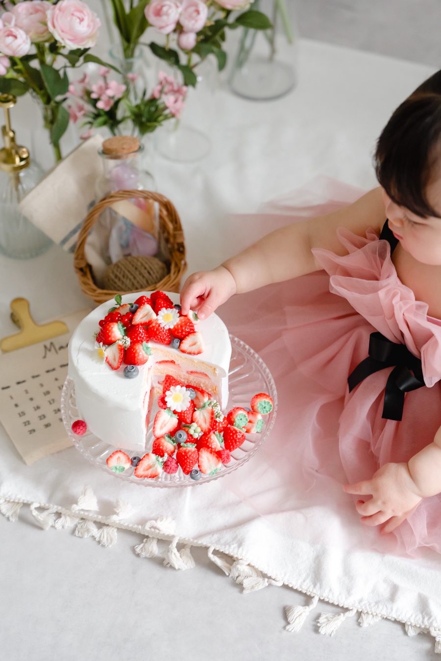 フェイクケーキ制作例|記念日フォト用ディスプレイ