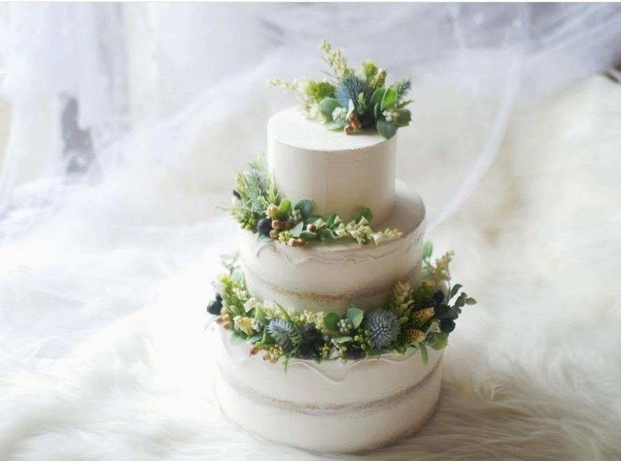 ブライダル装飾用クレイケーキ