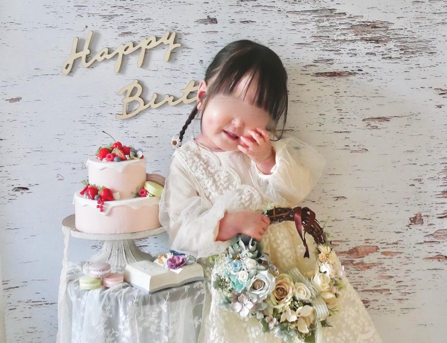 フェイクケーキ制作例|マタニティフォト小物